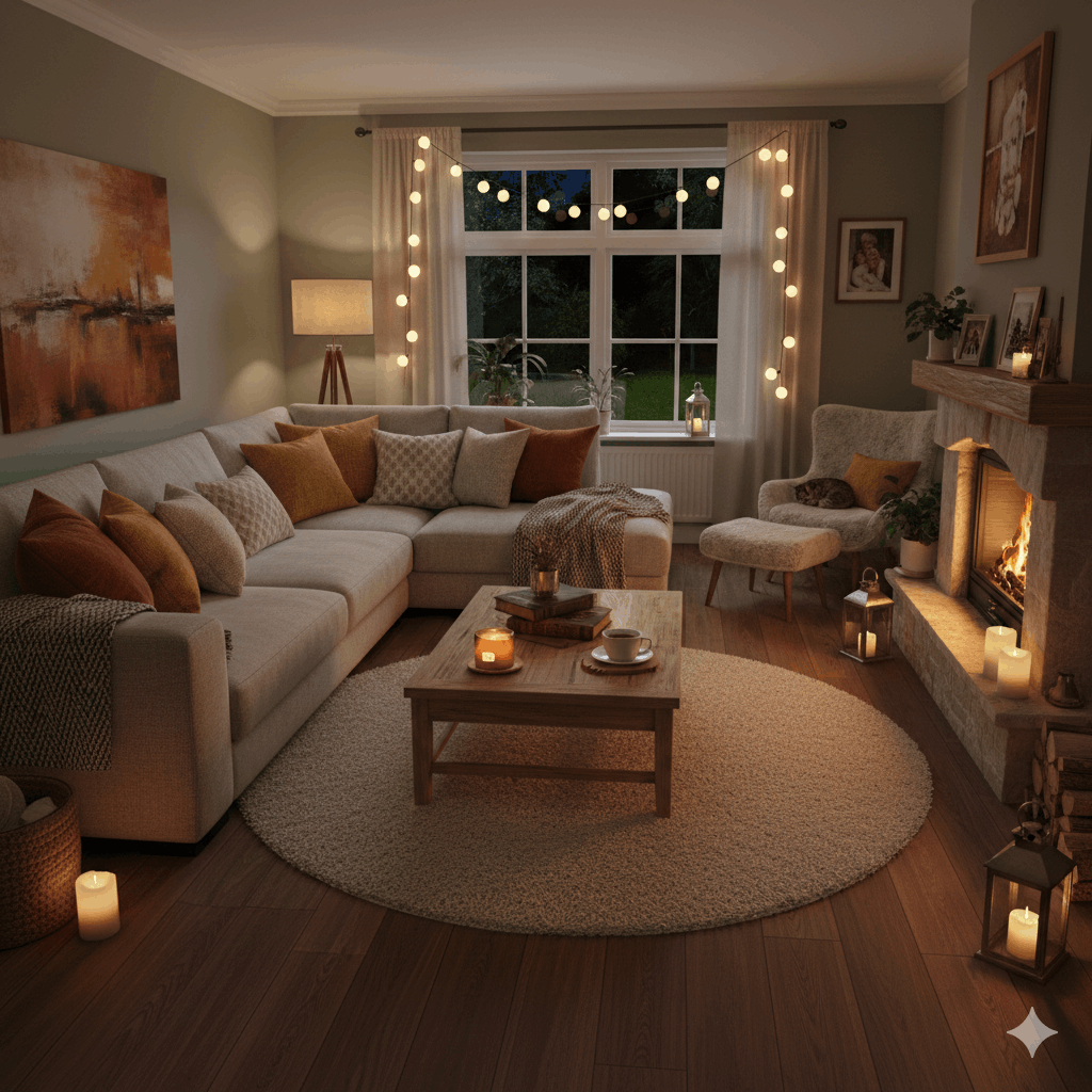 Wohnzimmer gemütlich einrichten – die besten Tipps